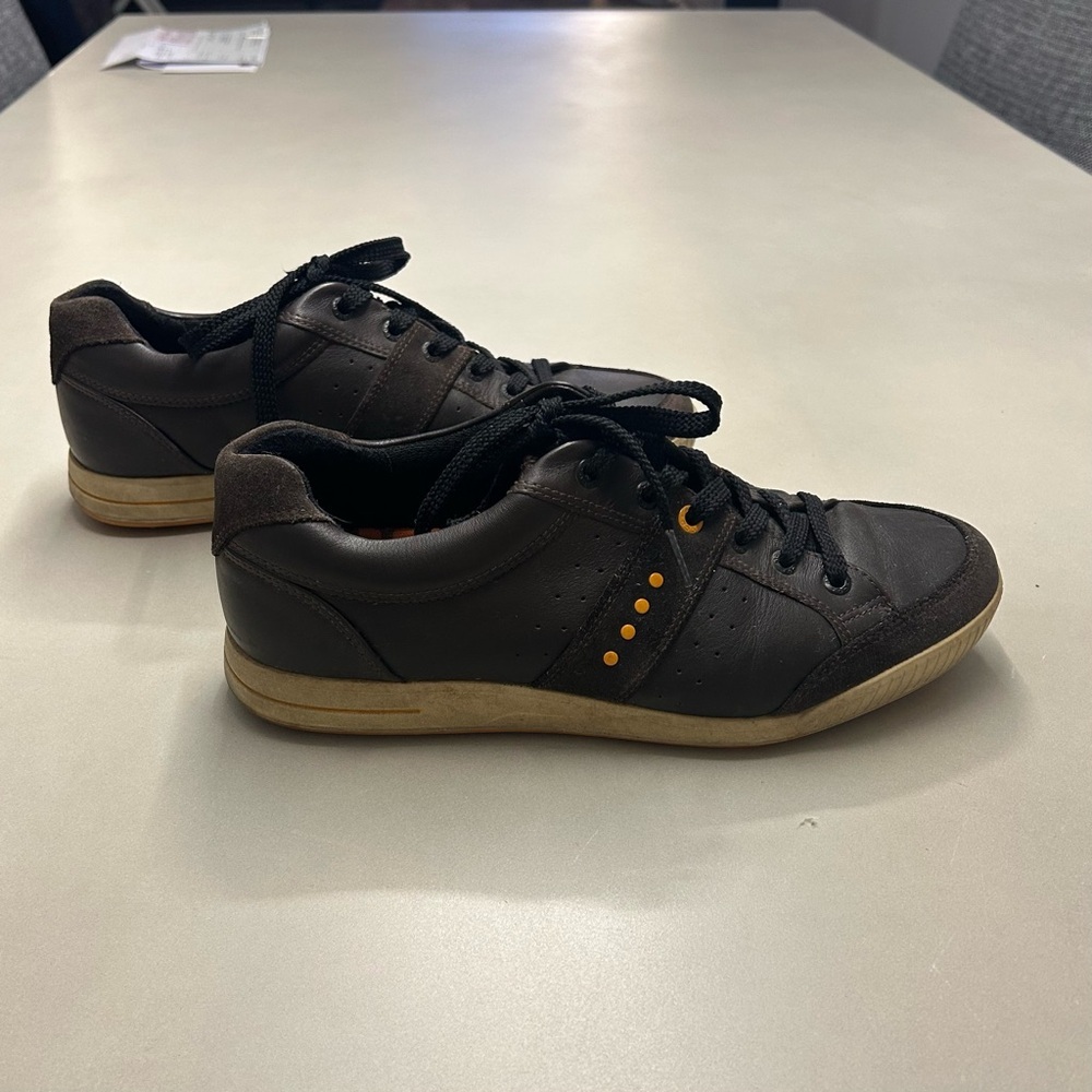 Ecco Street Premier Spikeless Golf Shoes in Brown Leather Mens Size 42 EU - Picture 10 of 10
